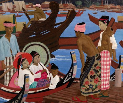El embarque, años 1920 de Ernest Procter