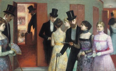 Soirée en la Ópera, c.1900 de Ernest Rouart