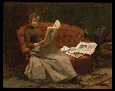 Dama leyendo de Ernest Sigismund Witkamp