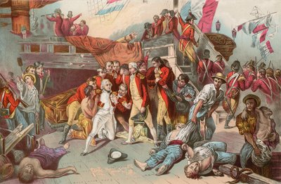 La Última Batalla de Nelson de Ernest Slingeneyer