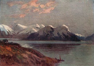 El Estrecho de Magallanes (litografía en color) de Ernest William Christmas