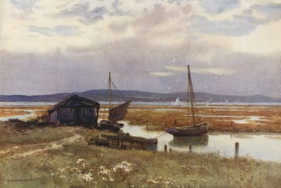 Lepe (litografía en color) de Ernest William Haslehust