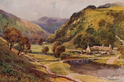 Monsal Dale (litografía en color) de Ernest William Haslehust