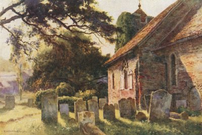 Iglesia de San Martín (litografía en color) de Ernest William Haslehust
