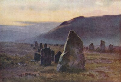 Stone Avenue, cerca de Merrivale (litografía en color) de Ernest William Haslehust