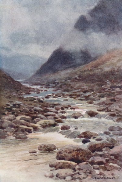 Tavy Cleave (litografía en color) de Ernest William Haslehust