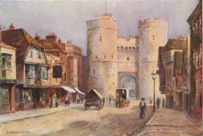 Westgate (litografía en color) de Ernest William Haslehust