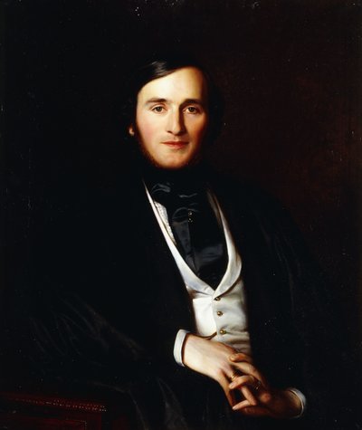 Retrato del compositor Richard Wagner de Ernst August Becker