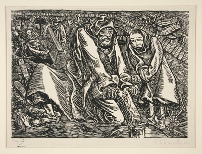 Ladrones de cruces y tumbas de Ernst Barlach