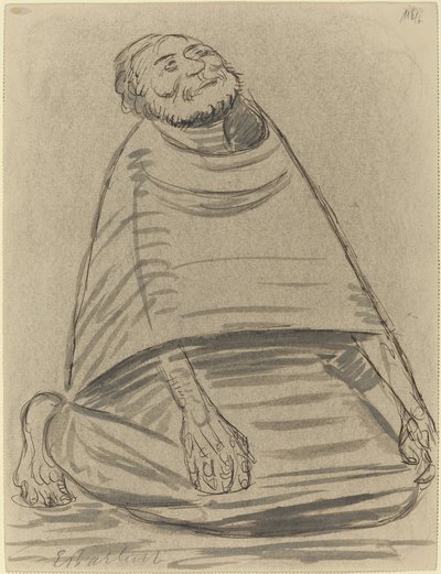 Hombre Arrodillado de Ernst Barlach