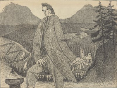 Hombre de alturas de Ernst Barlach