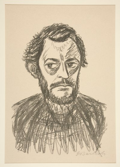 Autorretrato III (Autorretrato III) de Ernst Barlach