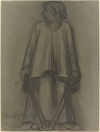 Figura de pie con antorchas apagadas de Ernst Barlach
