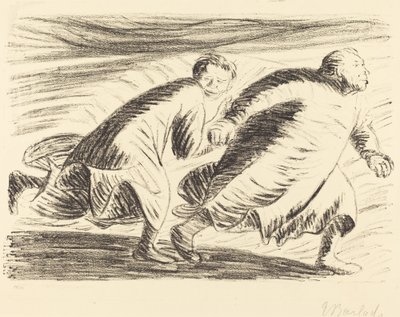 Los Fugitivos, 1916-1917 de Ernst Barlach