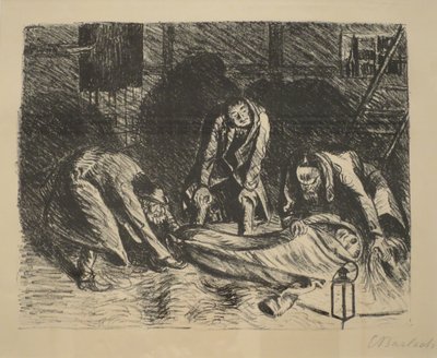 El primo pobre", de Ernst Barlach, c. 1917, Museo de Arte de Honolulú, 13150 de Ernst Barlach