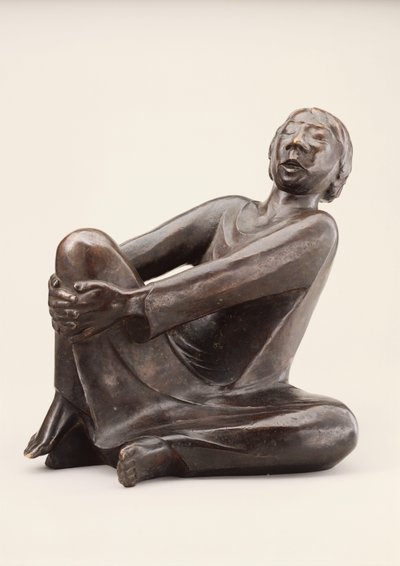 El hombre cantante, concebido en 1928 y fundido en 1930 de Ernst Barlach