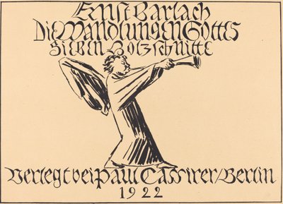 Página de título, probablemente 1920 de Ernst Barlach