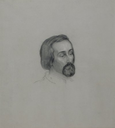 Retrato del poeta Heinrich Heine 1797-1856, 1851 de Ernst Benedikt Kietz