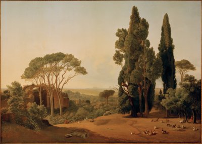 La Villa Adriana en Tívoli de Ernst Christian Frederik Petzholdt