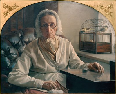 Retrato de la madre del artista de Ernst Christian Moser