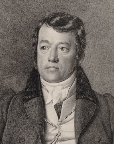 Retrato del organista y compositor Friedrich Schneider 1786-1853, c. 1840 de Ernst Friedrich Oldermann