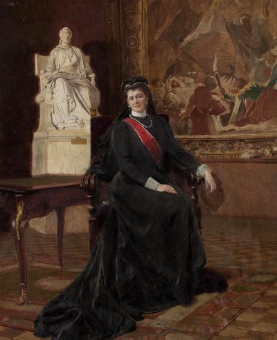 La Gran Duquesa María Pavlovna de Rusia viuda de Ernst Friedrich von Liphart