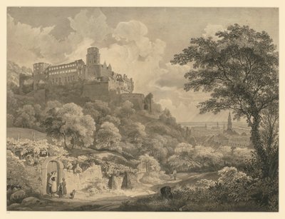 Heidelberg. Vista del castillo de Ernst Fries