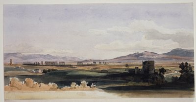 Campiña romana y los montes Albanos de Ernst Fries