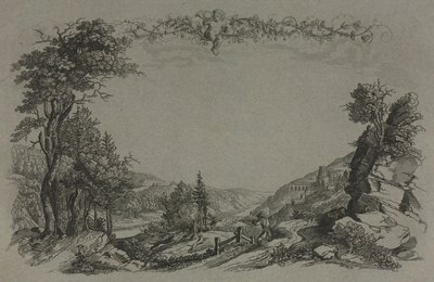 Seis vistas del castillo de Heidelberg de Ernst Fries