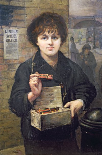 Vendedor de fósforos de Ernst Hader