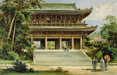 Templo budista en Kioto, Japón, de 