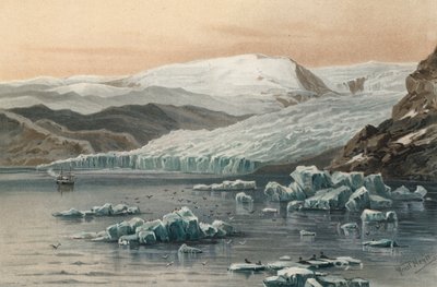 Glaciar Tyndall, noroeste de Groenlandia de Ernst Heyn
