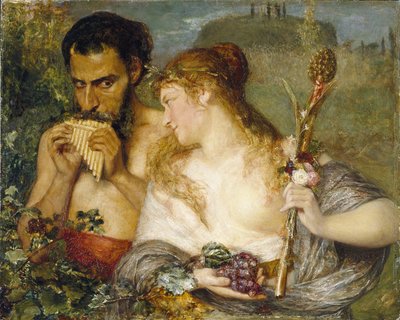 Ninfa y fauno, 1878 de Ernst Josephson