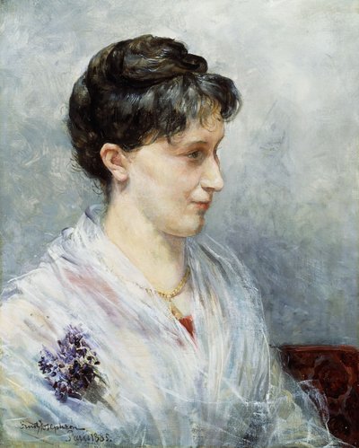 Retrato de María de Ernst Josephson