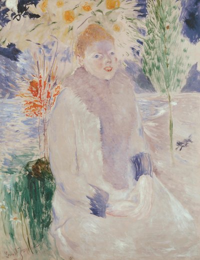 Retrato de una dama, c.1890-1900 de Ernst Josephson
