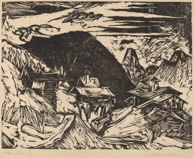 Pasto alpino de Ernst Ludwig Kirchner