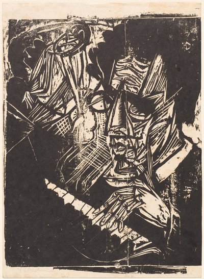 Compositor Klemperer, 1916 de Ernst Ludwig Kirchner