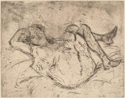 Niña Soñadora, 1906 de Ernst Ludwig Kirchner