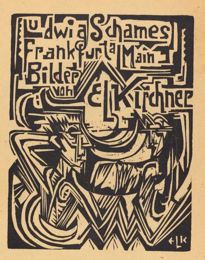 Ludwig Schames Frankfurt a Main, 1919 de Ernst Ludwig Kirchner
