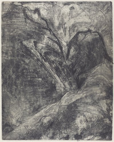 Montañas Berge, 1920 de Ernst Ludwig Kirchner