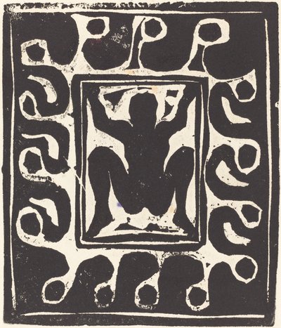 Bailarina Desnuda, 1906 de Ernst Ludwig Kirchner