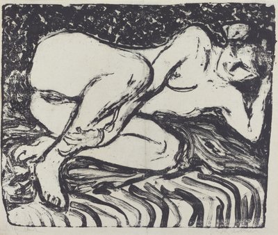 Desnudo reclinado de Ernst Ludwig Kirchner