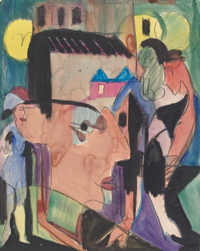 Autorretrato, 1928 de Ernst Ludwig Kirchner