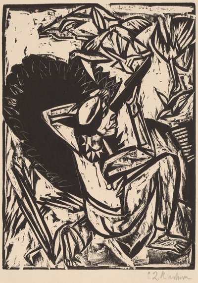 El cazador de gaviotas de Ernst Ludwig Kirchner