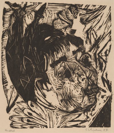Esposa del profesor Schaxel de Ernst Ludwig Kirchner