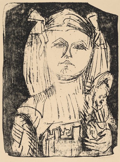Niña con muñeca de Ernst Ludwig Kirchner