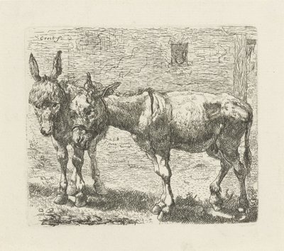 dos burros de Ernst Ludwig Creite