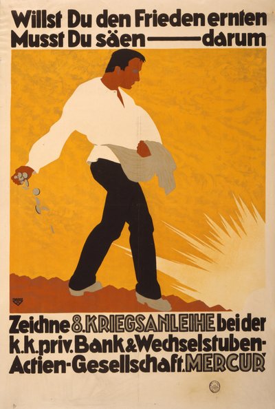 Si quieres cosechar la paz, debes sembrar - por lo tanto, suscribe el 8º Préstamo de Guerra de Ernst Ludwig Franke