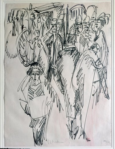 Una calle en Berlín, Alemania de Ernst Ludwig Kirchner