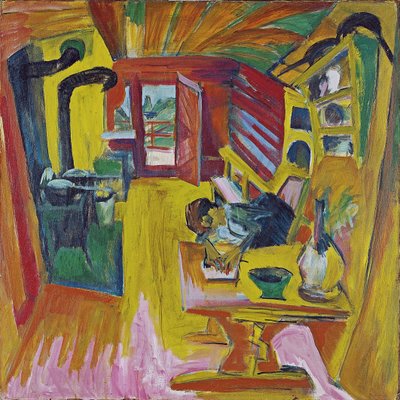Cocina alpina, 1918 de Ernst Ludwig Kirchner